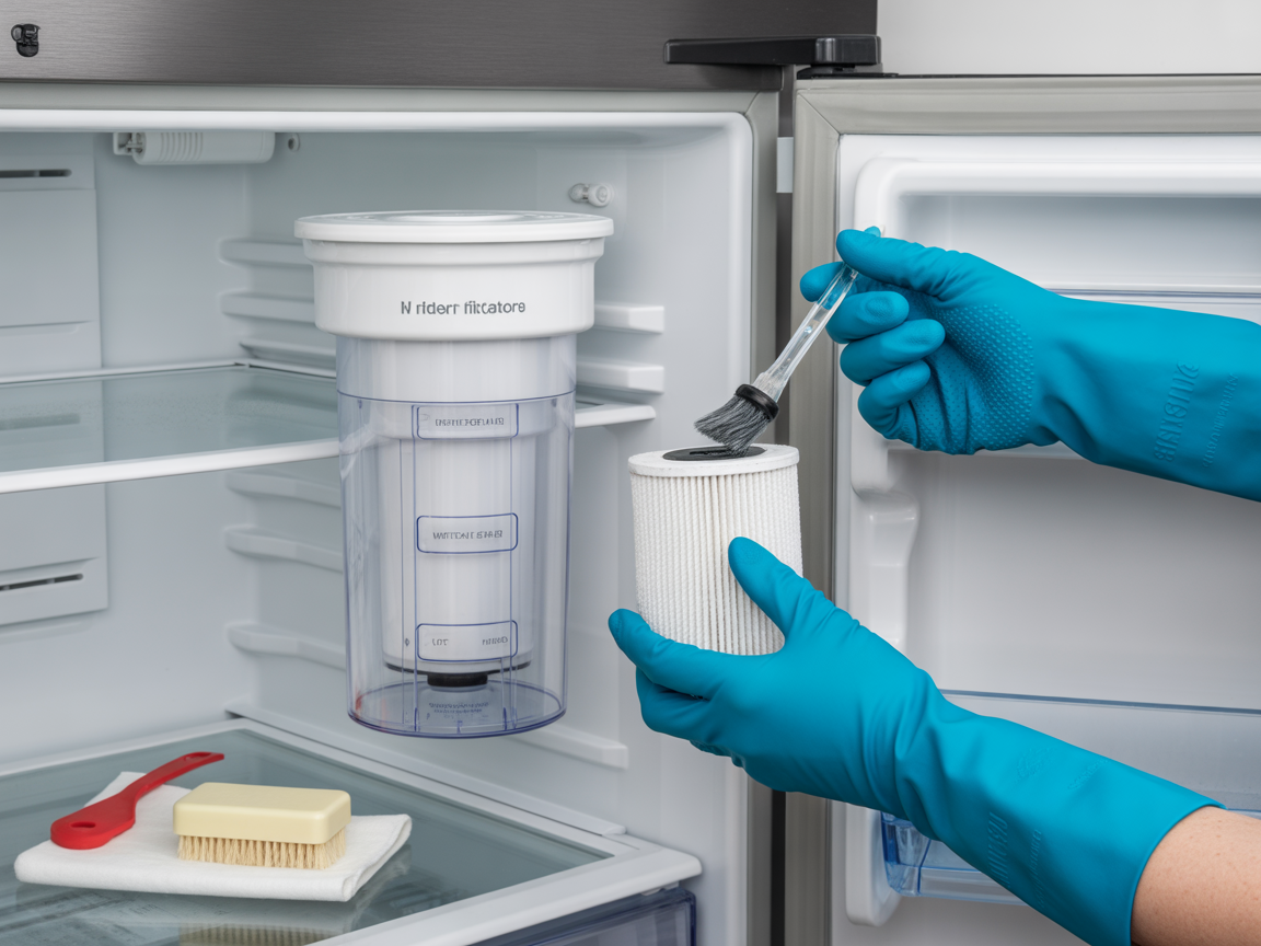 How to Clean Your Refrigerator Water Filter Housing