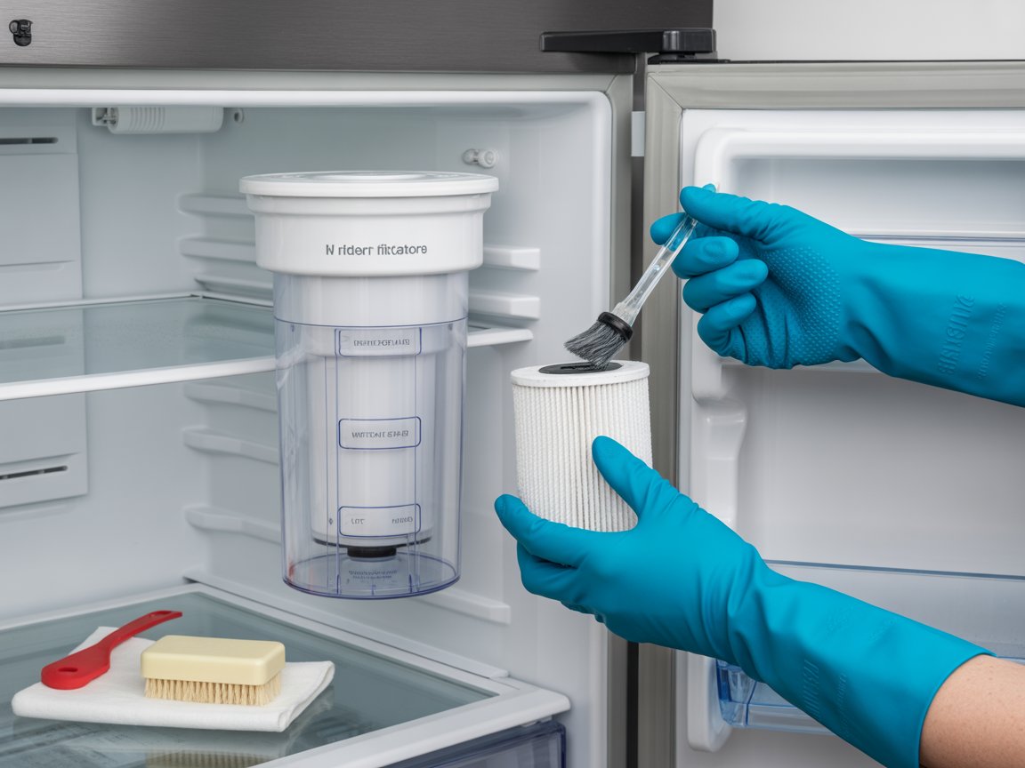 How to Clean Your Refrigerator Water Filter Housing
