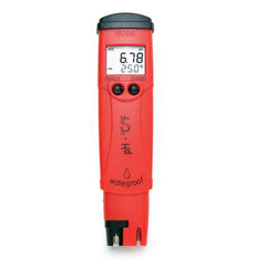 Hanna HI98127 4 pHEP Digital pH and Temperature 0-14pH Waterproof ATC Pocket pH Tester