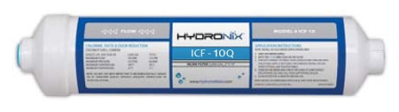 Hydronix ICF-10Q Quick Connect Inline Coconut Filter 2 x 10