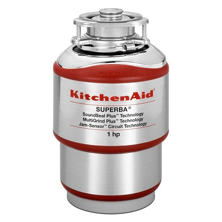 KitchenAid KBDS100T Batch Feed 1HP Garbage Disposal (KBDS100TA New part number)