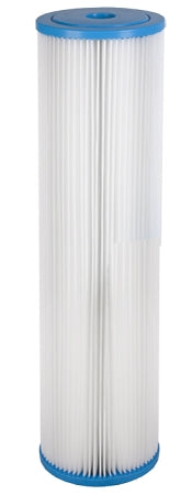 1 Micron Pleated Polyester Sediment Filter - 4.5 x 20