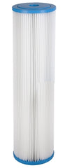 1 Micron Pleated Polyester Sediment Filter - 4.5 x 20